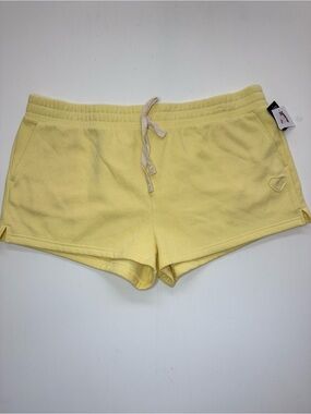 Celebrity Pink Pale Yellow Drawstring Lounge Shorts
